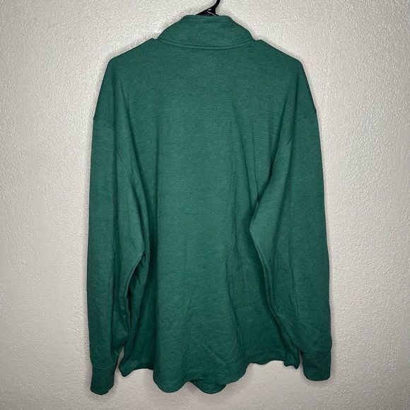 Carhartt 1/4 Zip Pullover Teal Jacket Relaxed Fit Size 2XL - Picture 3 of 4